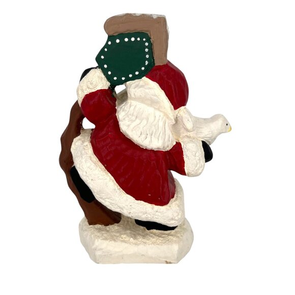 House Of Hatten Santa Figurine Paul F. Bolinger Dove Birdhouse 6" Holiday - Picture 3 of 8